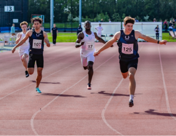 100m finish varsity 100m finish varsity